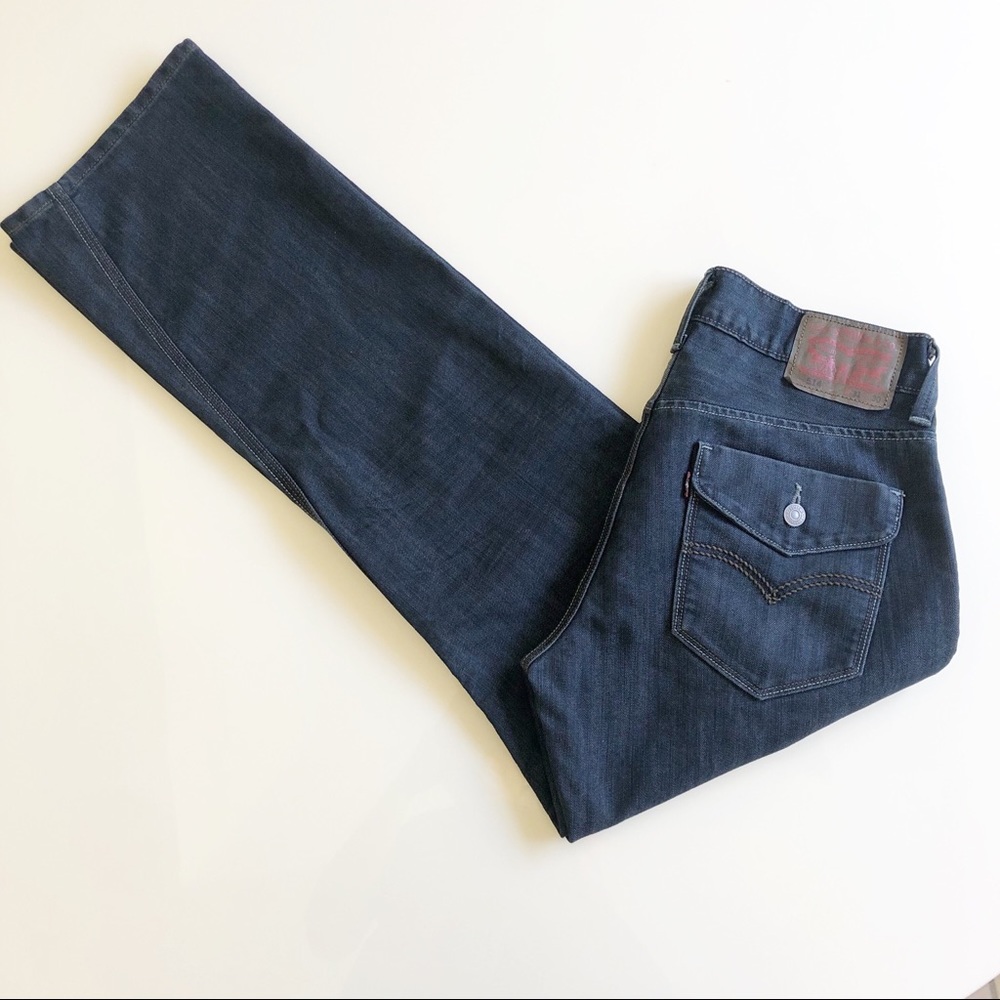 LEVI'S 514 Jeans Color Gray/Dark Blue Size 31W 30L